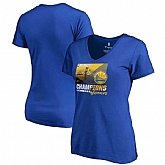 Women Golden State Warriors Fanatics Branded 2018 NBA Finals Champions Notorious V Neck T-Shirt Royal,baseball caps,new era cap wholesale,wholesale hats